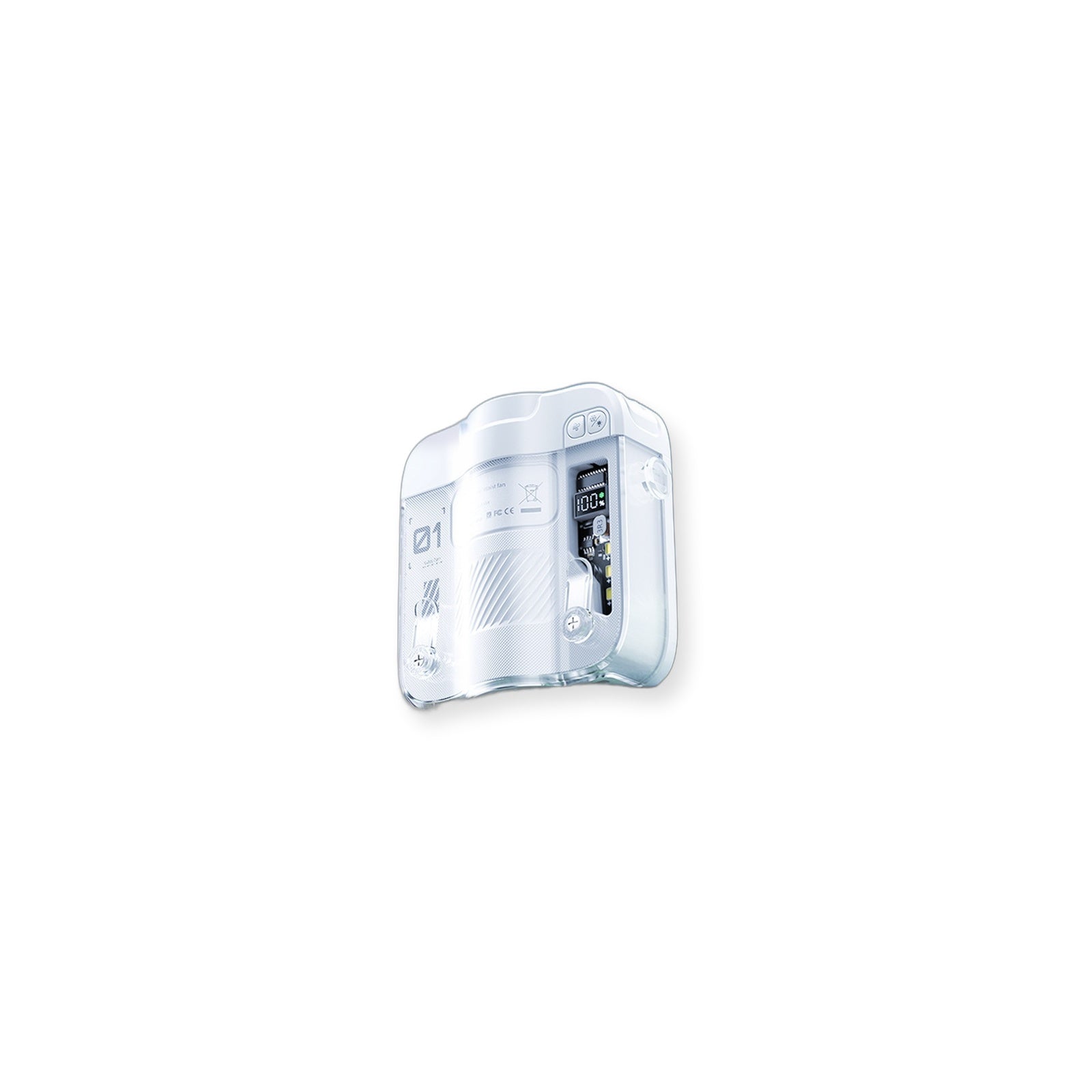 ROKVAR N103 wearable cooling fan in white