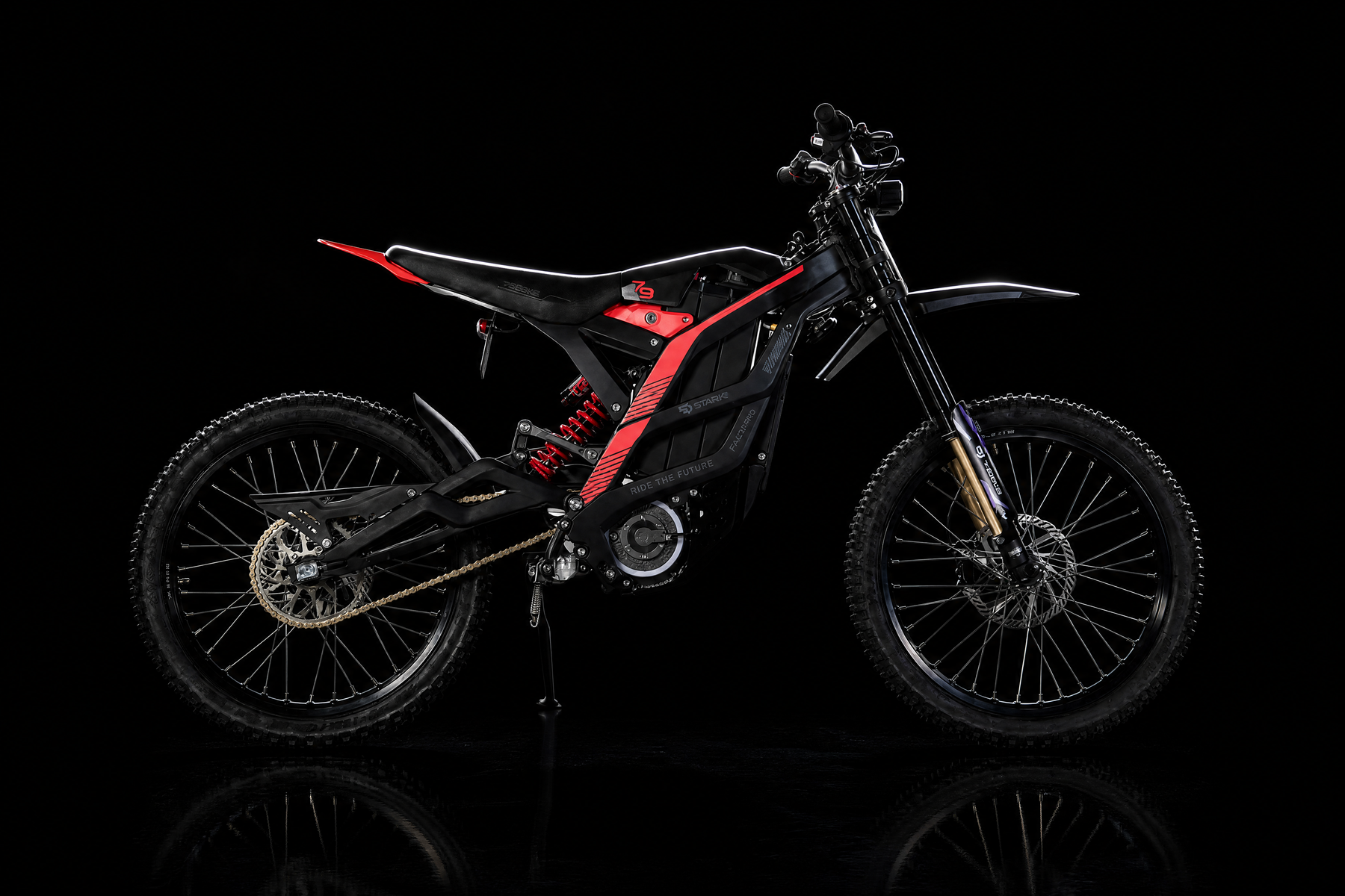 79BIKE Falcon Pro Electric Dirt Bike - Kenshi Black / Red