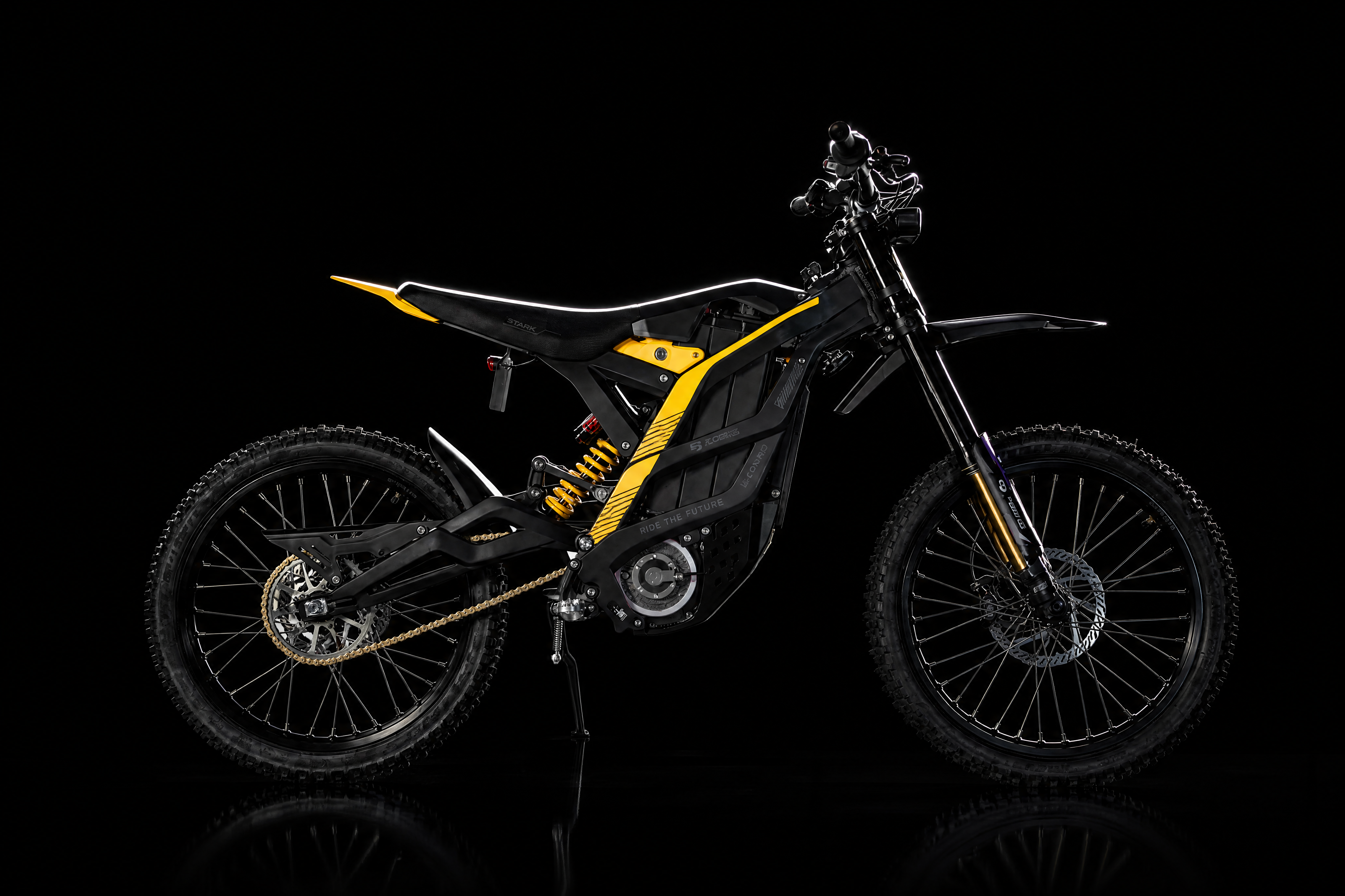 79BIKE Falcon Pro Electric Dirt Bike - Kenshi Black / Yellow