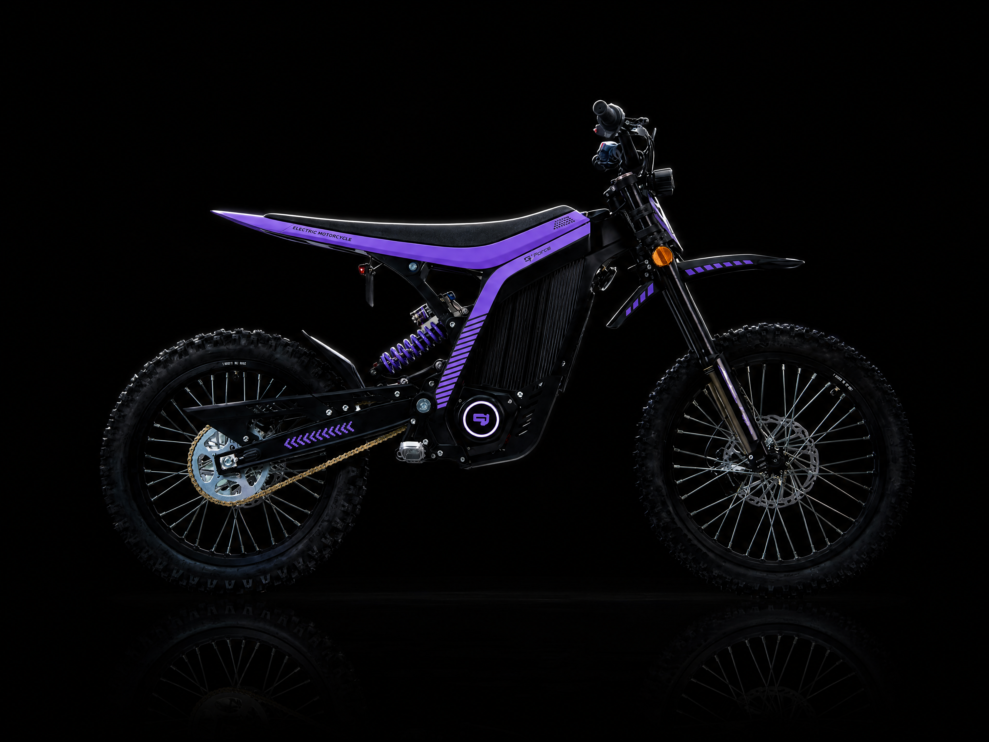79BIKE Lynx Electric Dirt Bike - Black/Purple