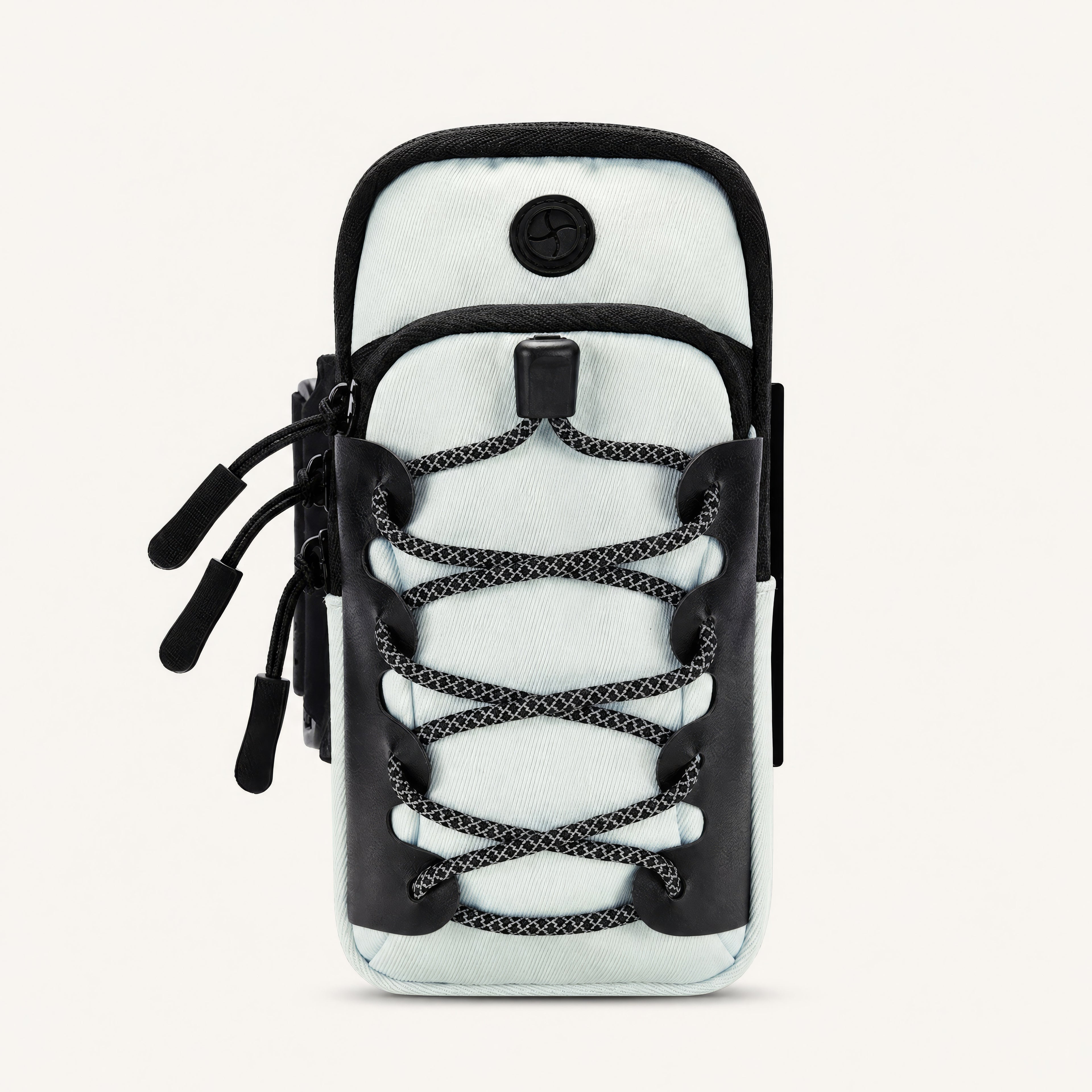 Mint reflective trail arm and wrist phone pouch