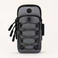 Smoke Gray reflective trail arm and wrist phone pouch