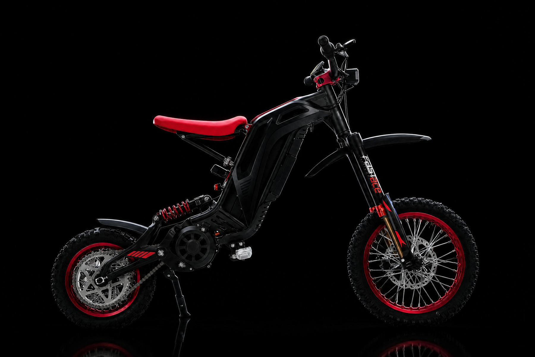 79BIKE Viper S Electric Dirt Bike - BLACK/RED