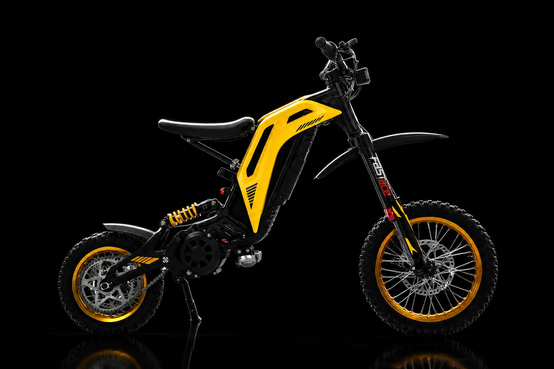 79BIKE Viper S Electric Dirt Bike - BLACK/YELLOW